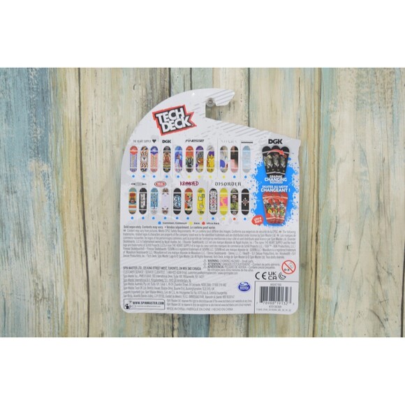 Tech Deck DGK Ultra Rare Holographic Skull Cat FingerBoard Skateboard - Picture 5 of 6